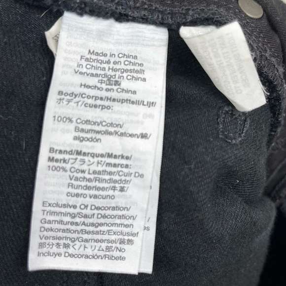 Madewell The Perfect Vintage Jean in Stone Black: Knee Slit Edition High Rise 24 - Picture 14 of 16